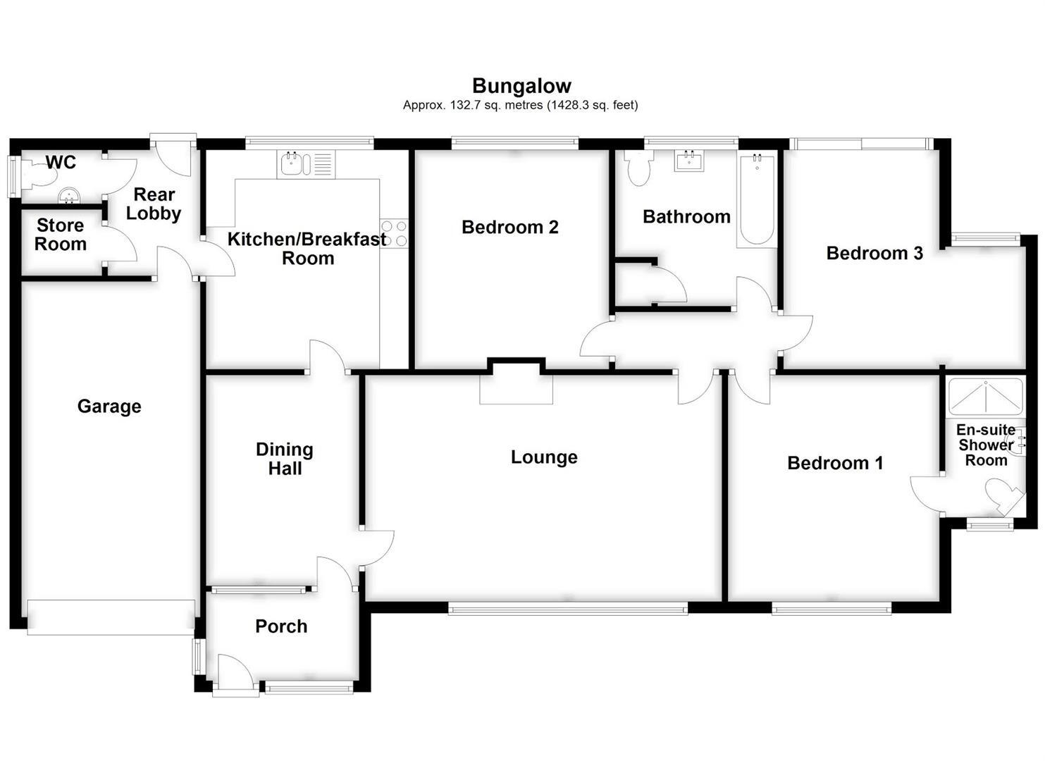 Park Drive, Claverdon floorplan