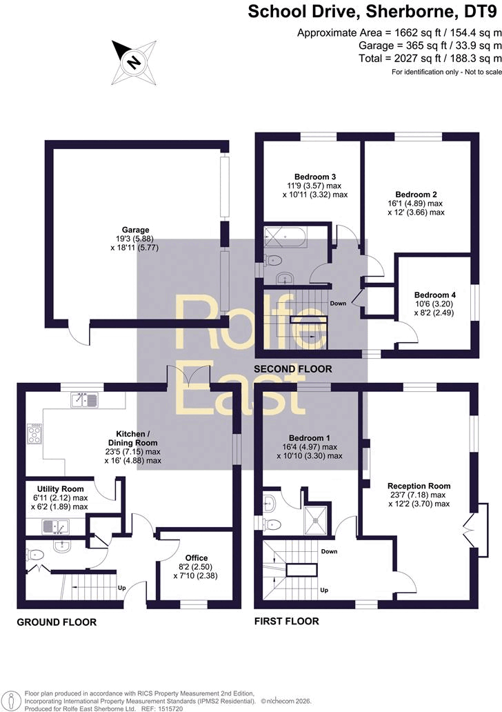 17, School Drive, Sherborne floorplan