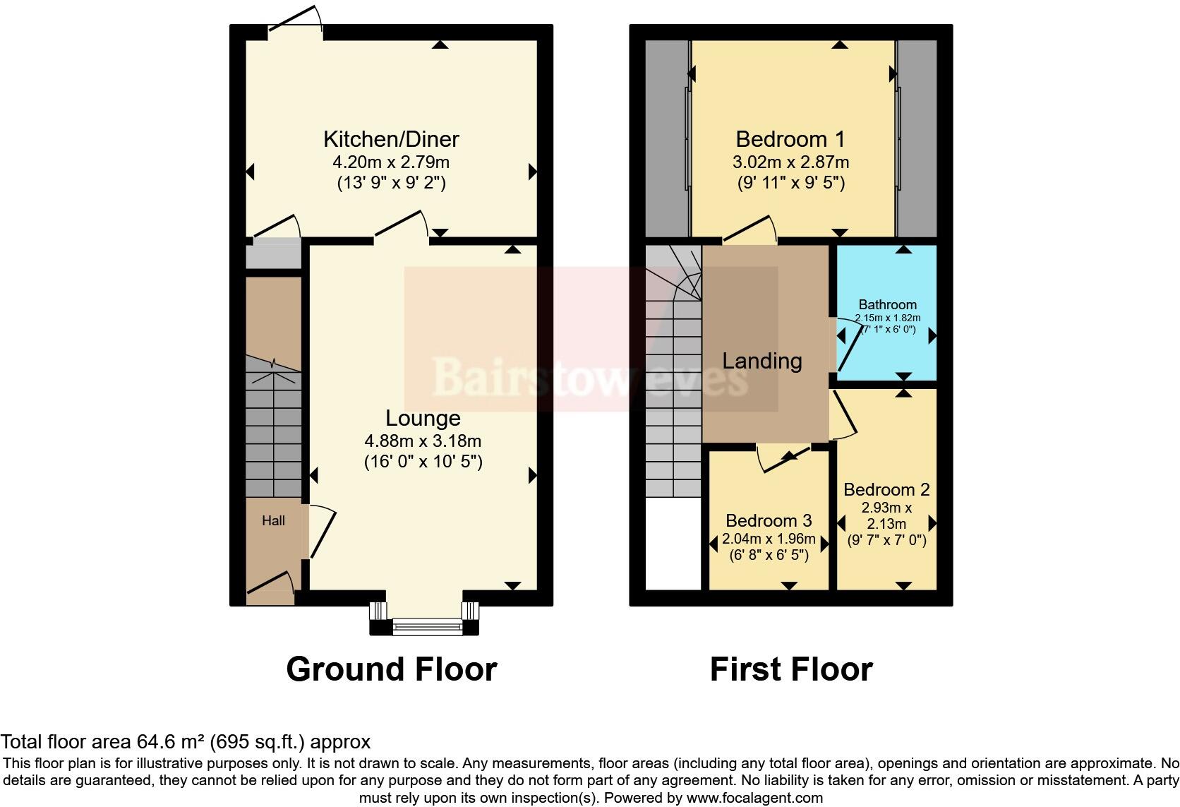 Radford Close, Atherstone, Warwickshire, CV9 floorplan