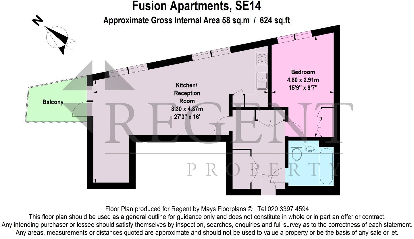 Fusion Apartments,  Deptford Foundry SE14 floorplan