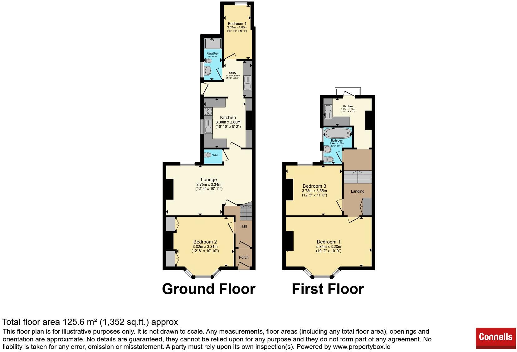 Cecil Road, Paignton floorplan