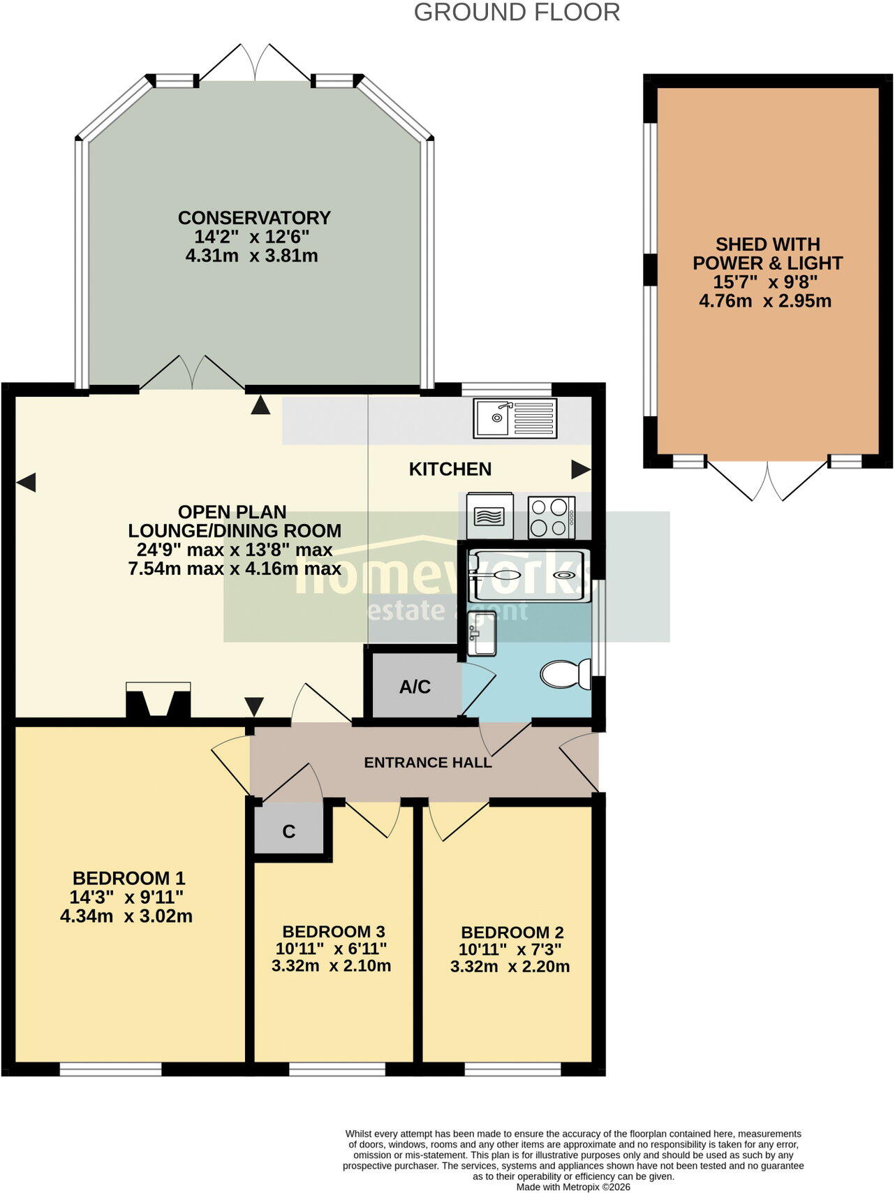 All Saints Walk,Mattishall,Dereham,NR20 3RF floorplan