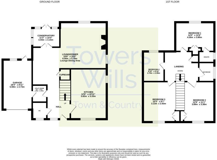 Puddletown, Haselbury Plucknett, Somerset, TA18 floorplan