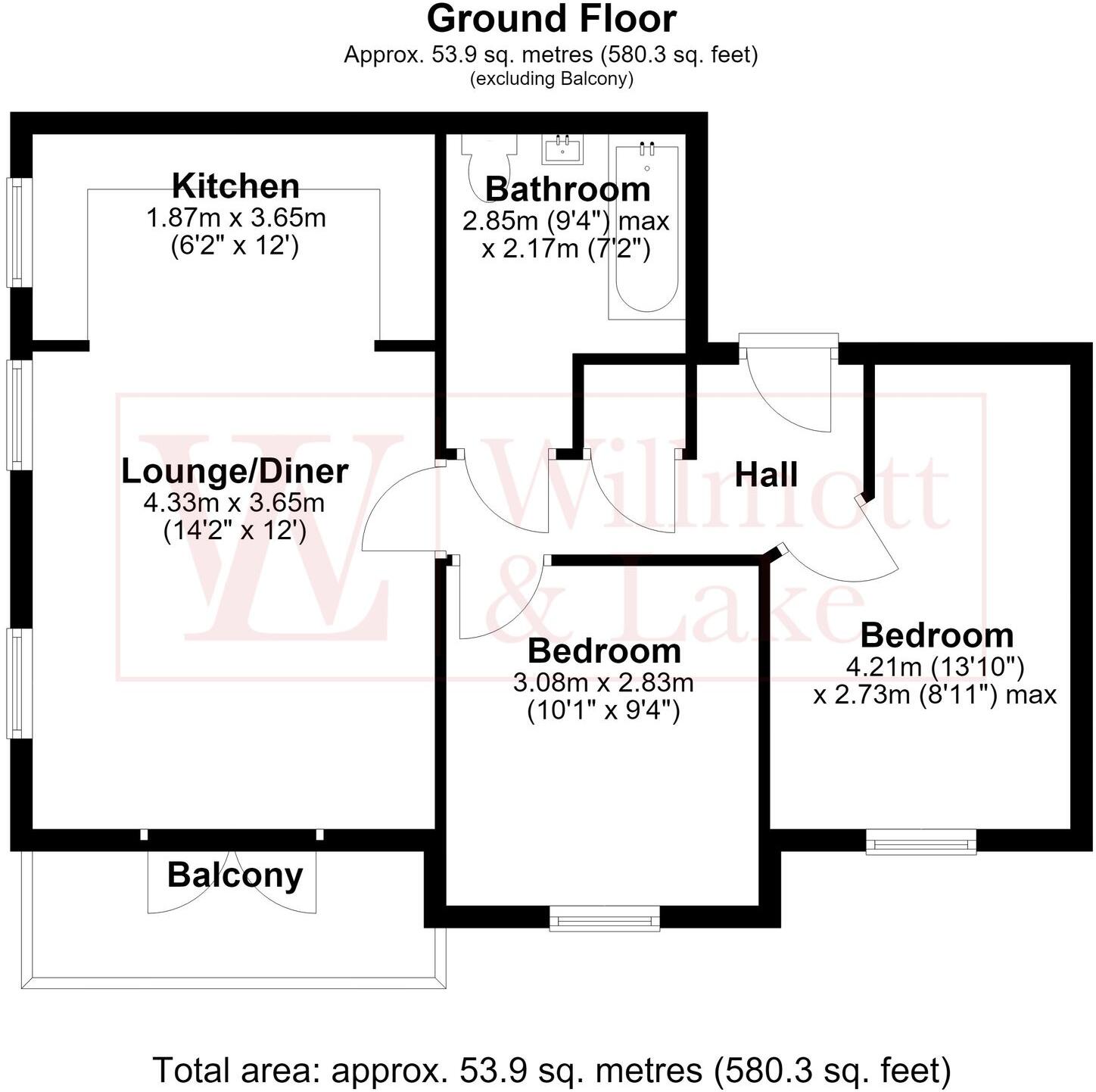 Thorpe Road, Bishop's Stortford, CM23 floorplan