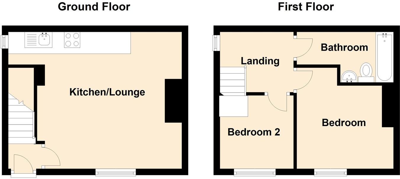1 Hardy Street, Brighouse HD6 1UA floorplan