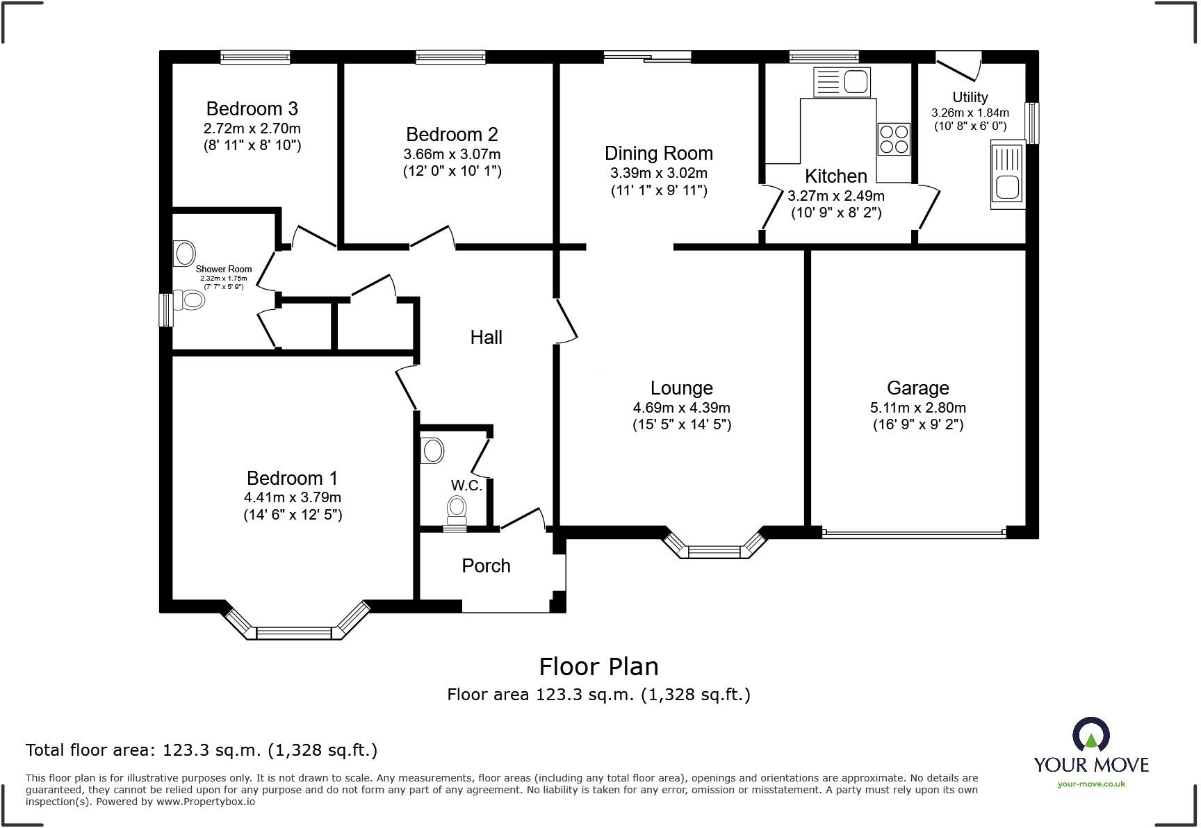 90, Shearwater Road, Lincoln, LN6 floorplan