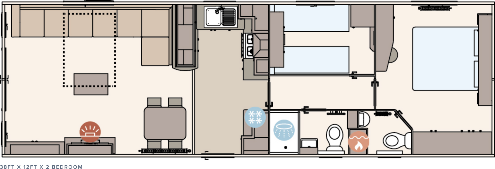 Lanyon Holiday Park, Loscombe Lane, Four Lanes floorplan