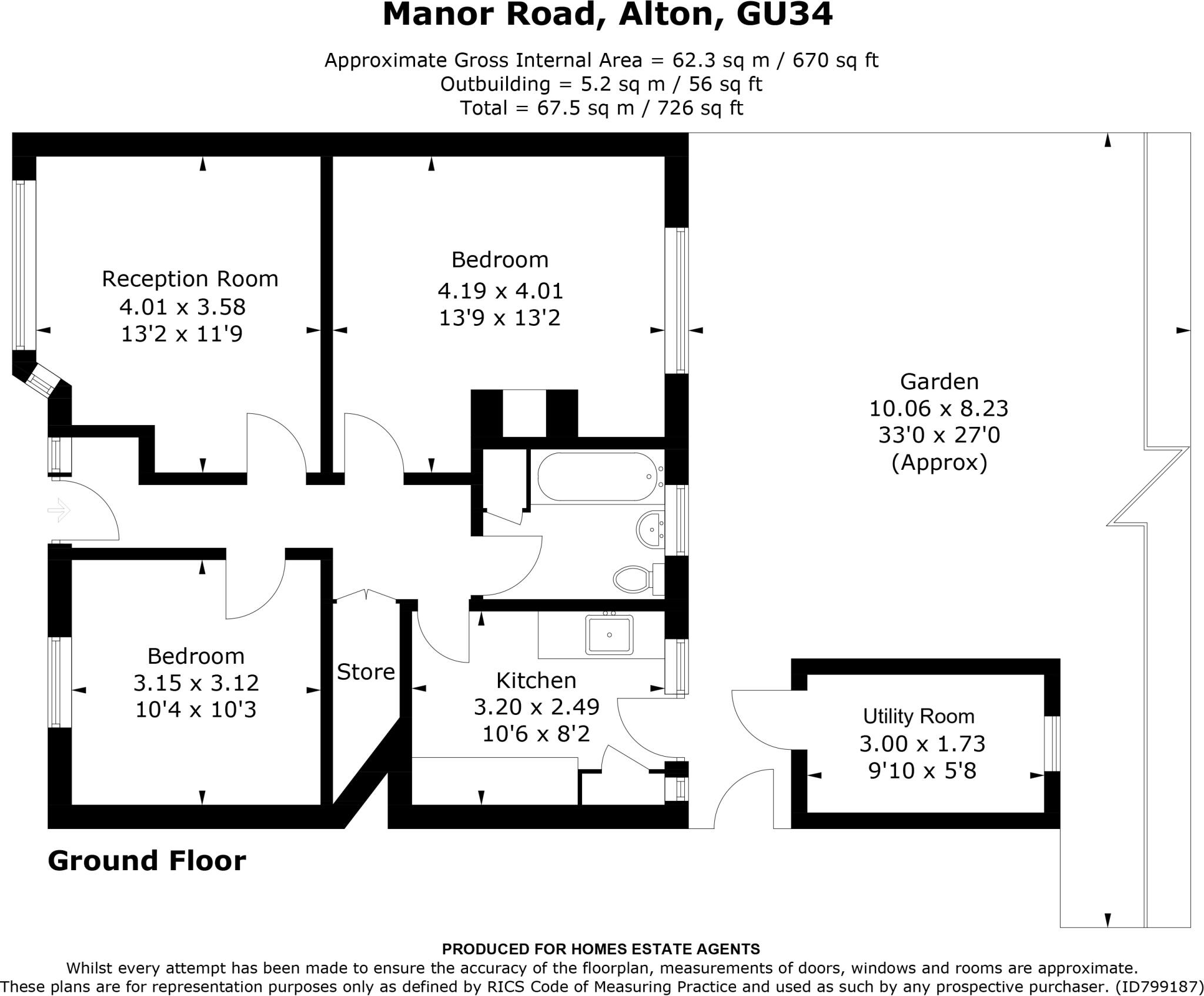 Manor Road, Alton, Hampshire floorplan