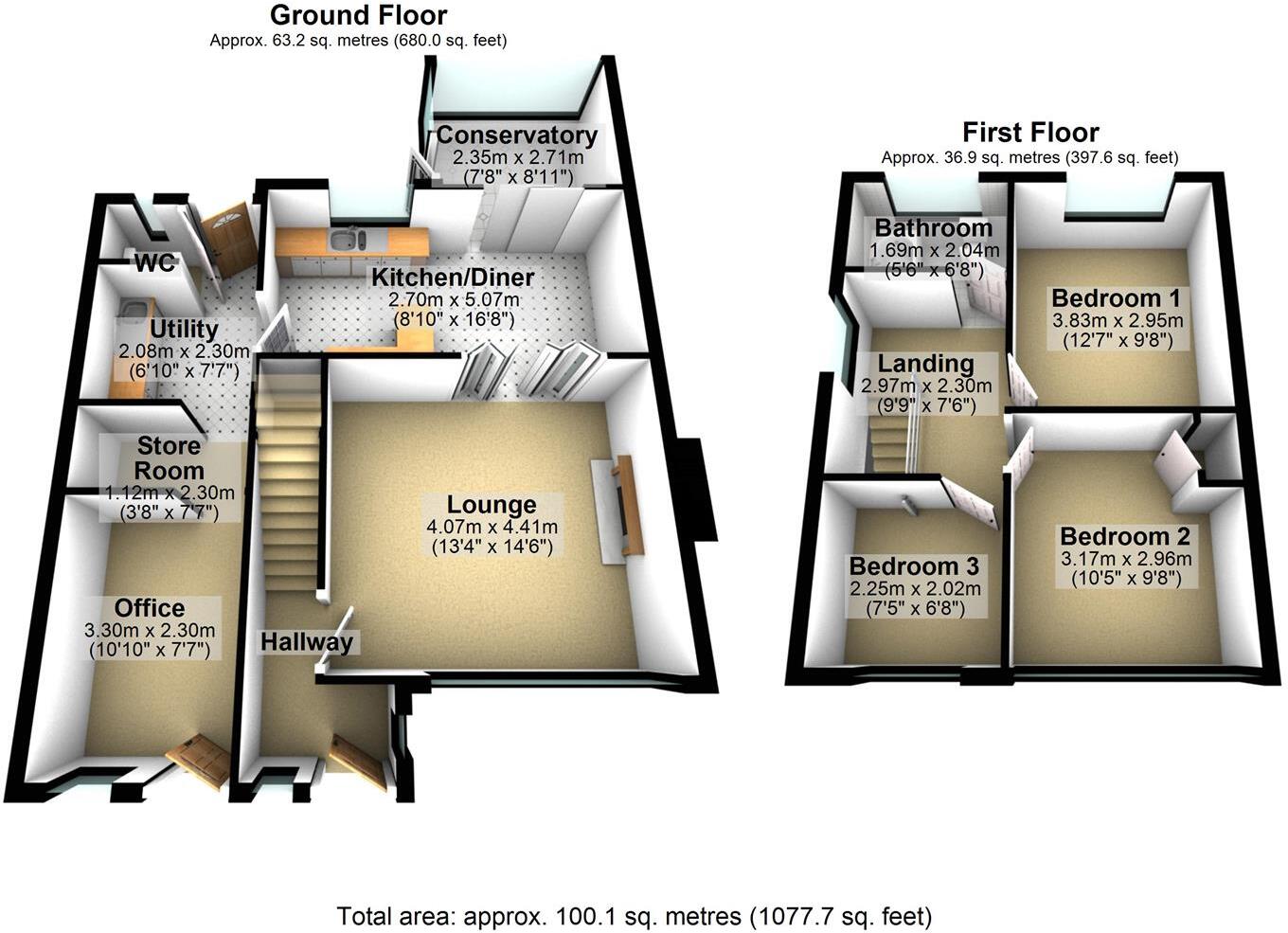 Bradshaw Way, Irchester floorplan