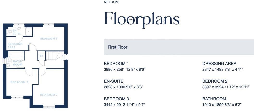 Plot 61 The Nelson, Hillside, Burnley Road, Loveclough, BB4 8QZ floorplan