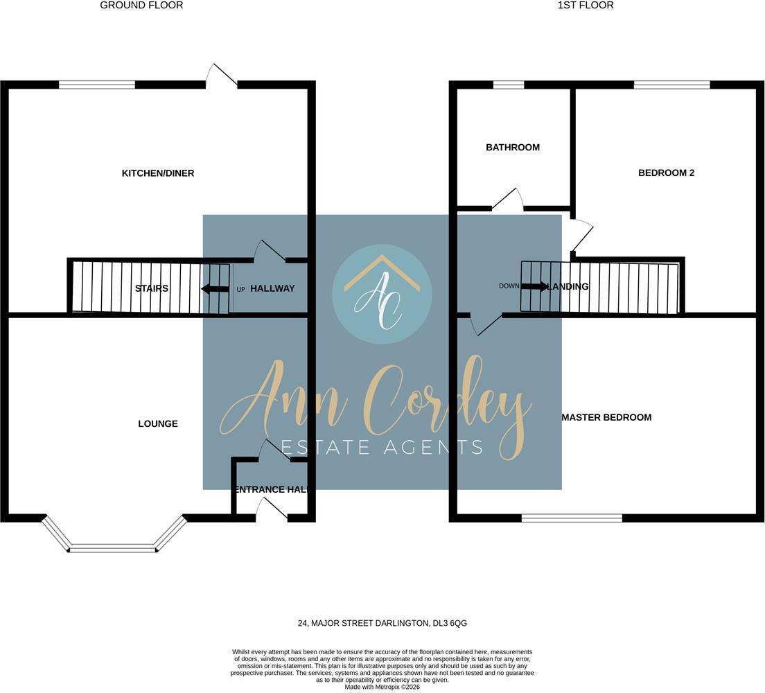 Major Street, Darlington floorplan