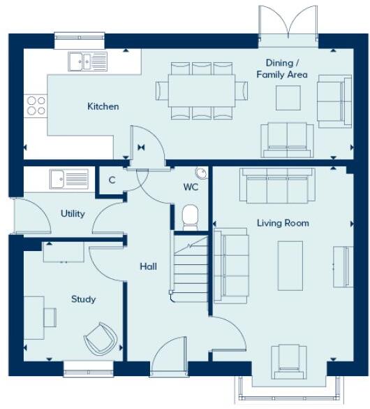Branston, 
Staffordshire, 
DE13 9GS floorplan
