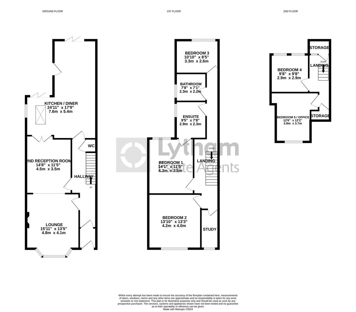 Cleveland Road, Lytham, FY8 floorplan