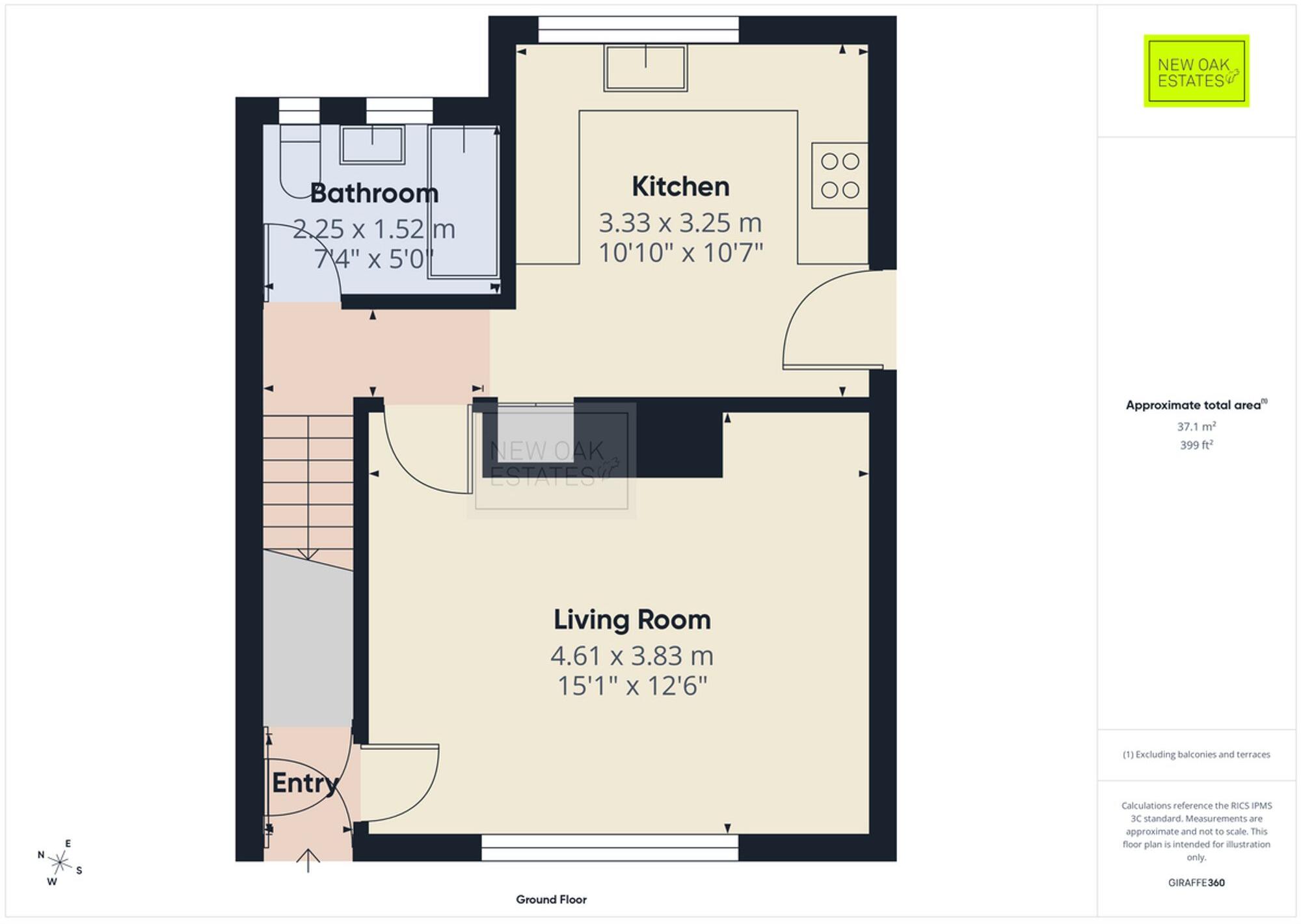 Badger Lane, Woolley Moor, DE55 floorplan