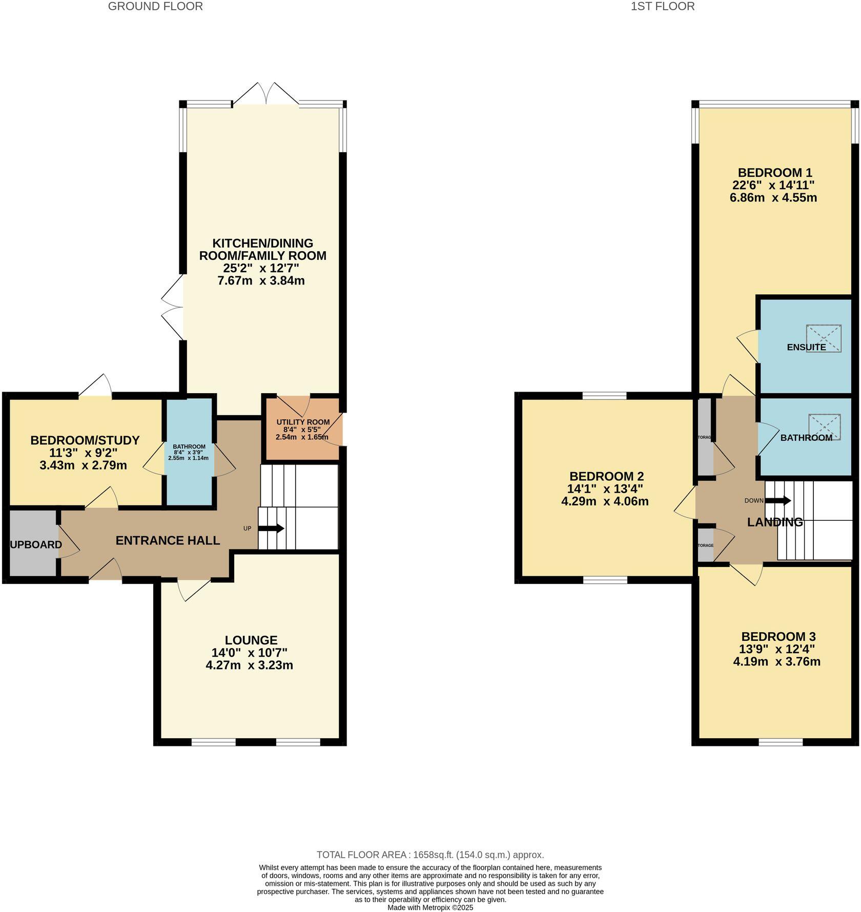 60 Kenyon Lane, Warrington, WA3 floorplan