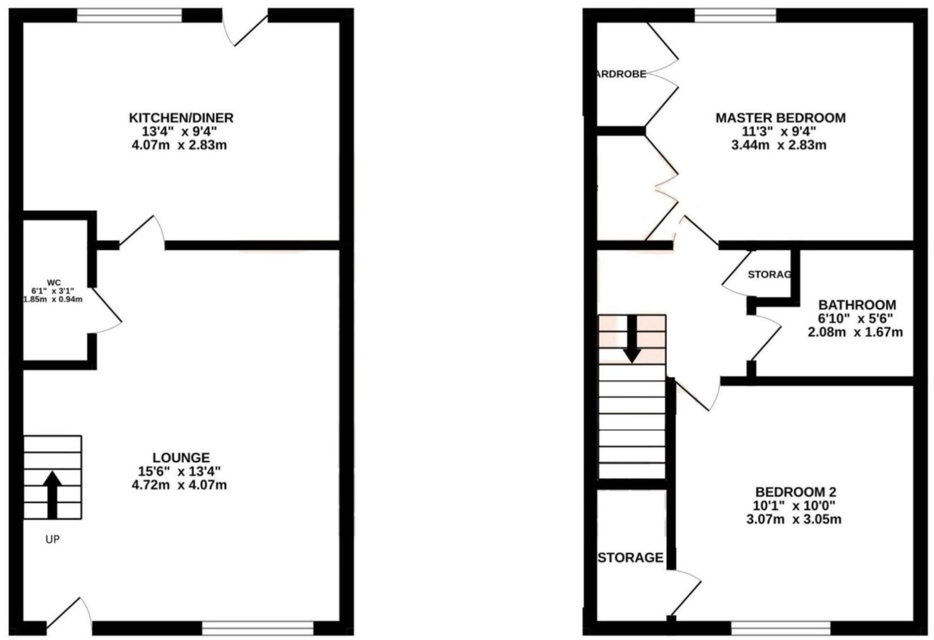 Lorena Close, Biddulph, ST8 floorplan