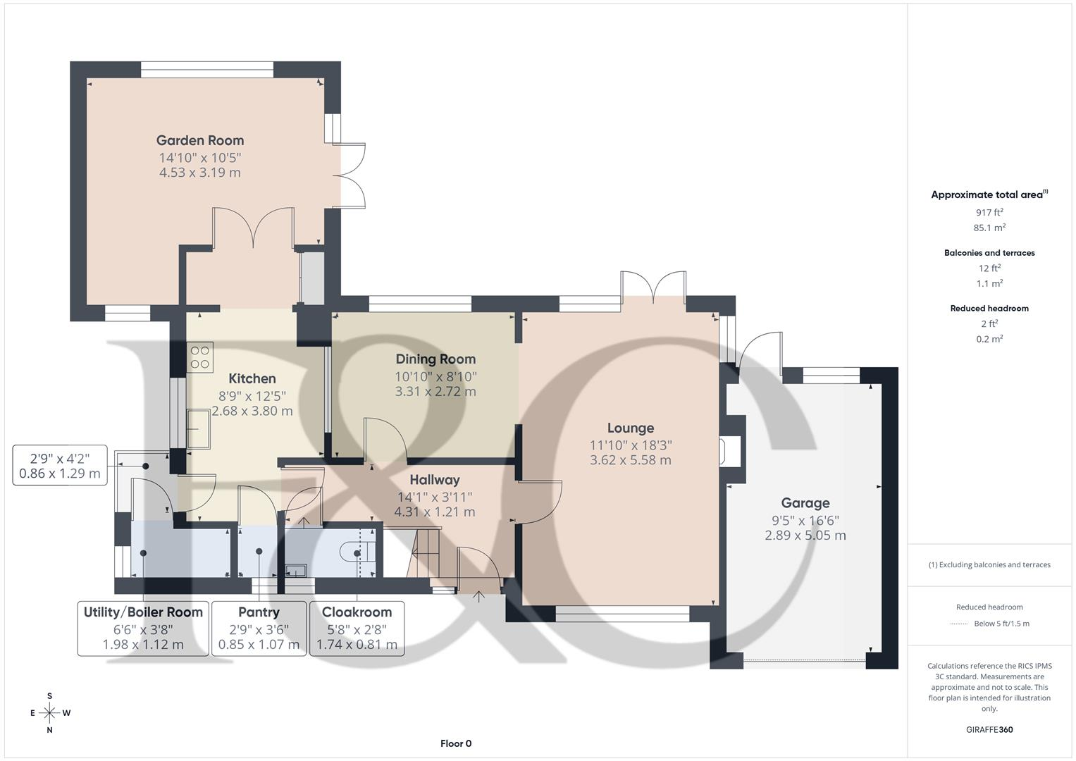 Broadway, Duffield, Belper, Derbyshire floorplan