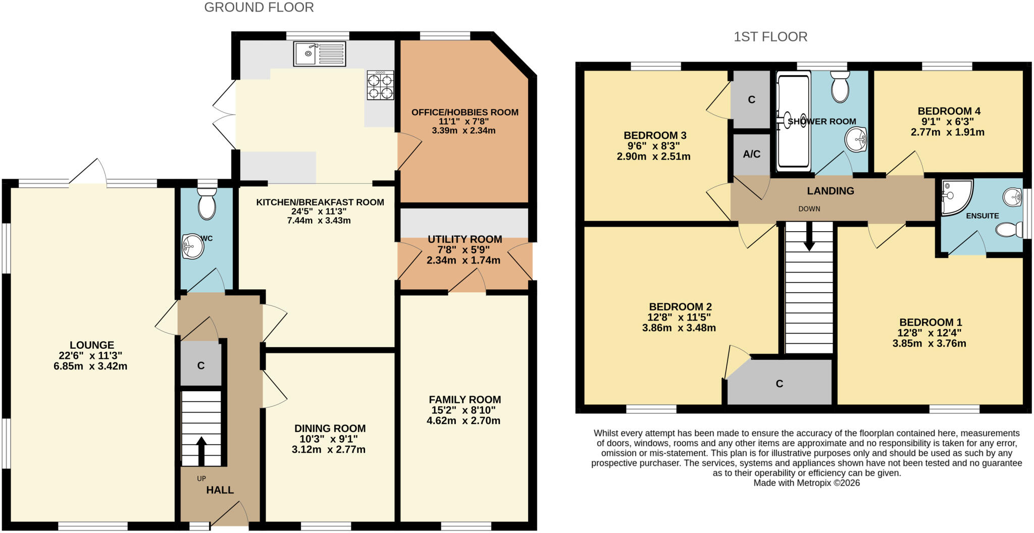 Lower Cross Road, Bickington, Barnstaple, Devon, EX31 floorplan