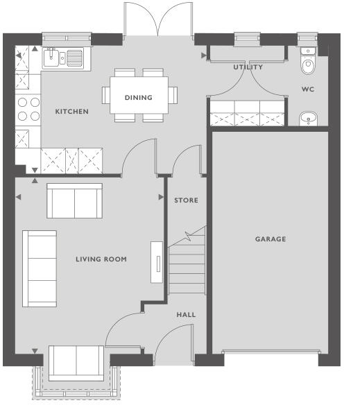 Fletton Folly,
Great Haddon,
PE7 3HU floorplan