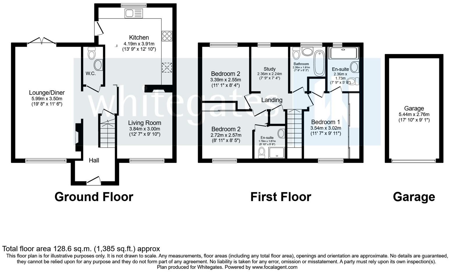 Hillside Close, Weston, Crewe, Cheshire, CW2 floorplan