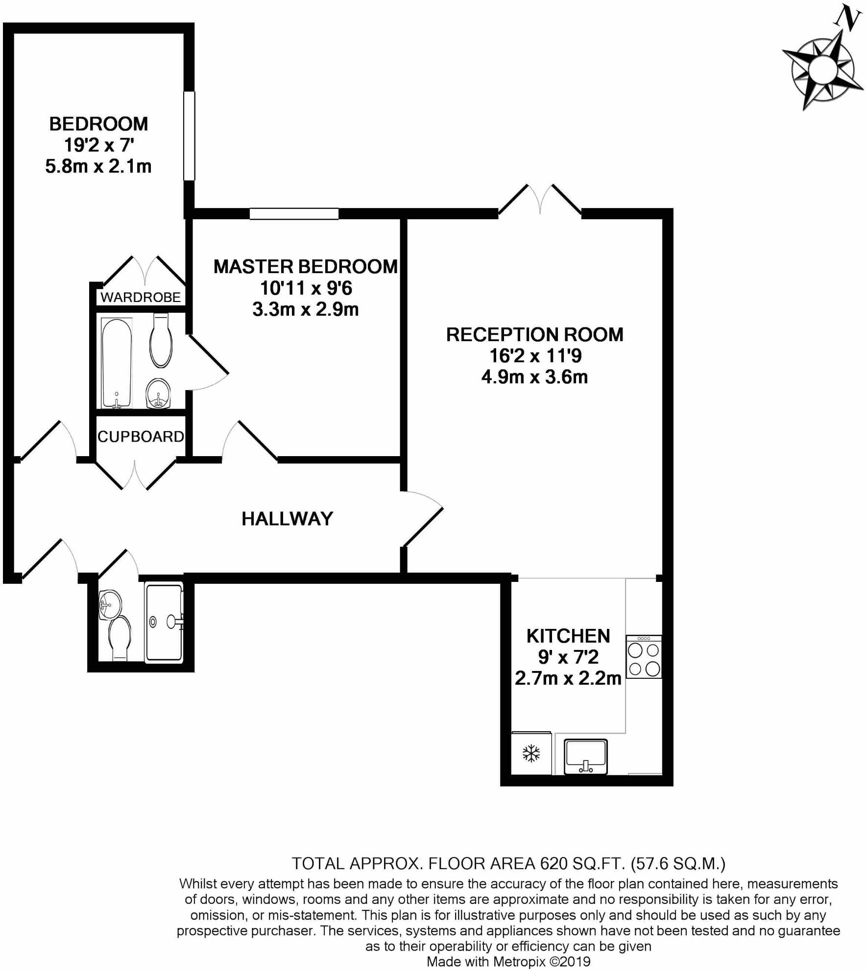 Ivydene, 57 Albert Road North, Malvern floorplan