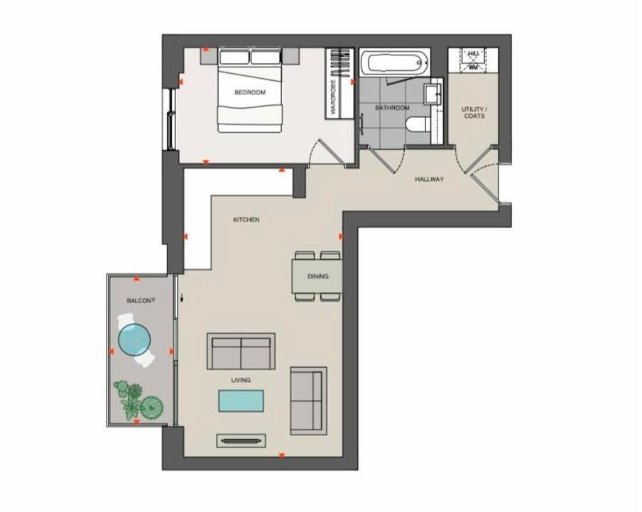 1 Plowden Rd floorplan