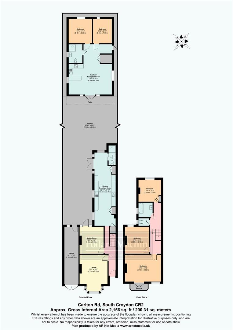 Carlton Road, South Croydon floorplan