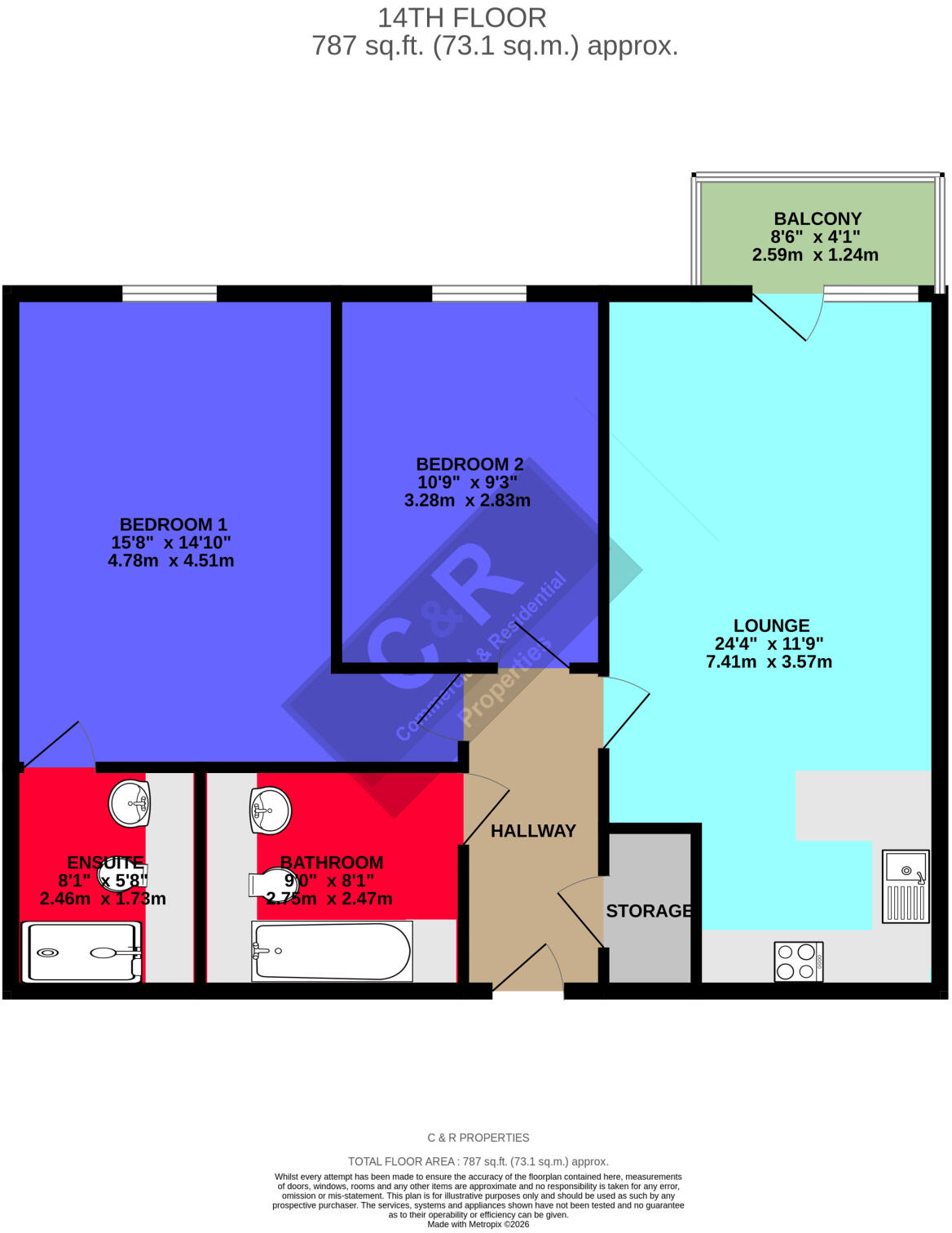 Cypress Place, Manchester, M4 4EH floorplan