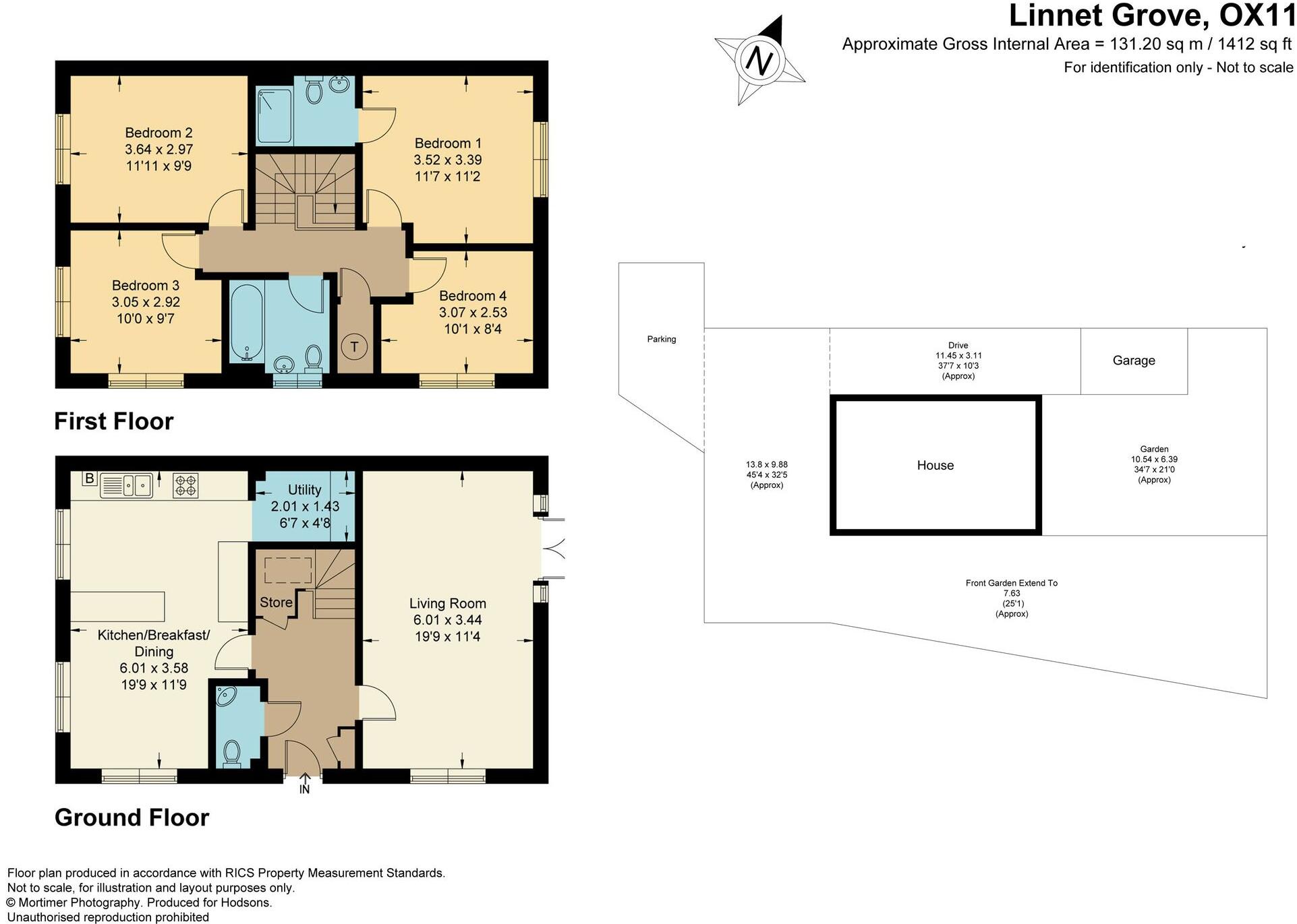 Linnet Grove, Didcot, OX11 floorplan