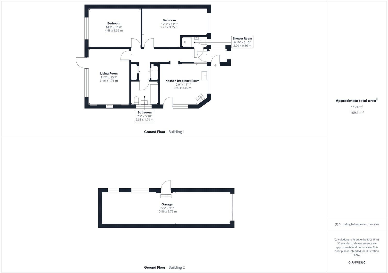 Salisbury Road, Burton, Christchurch, Dorset, BH23 floorplan