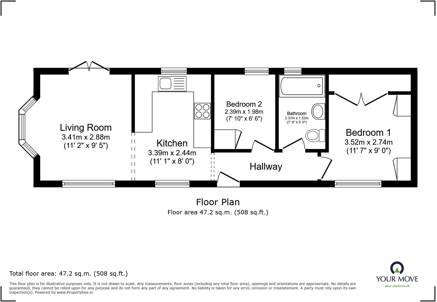Ambleside Park, North Hykeham, Lincoln, Lincolnshire, LN6 floorplan