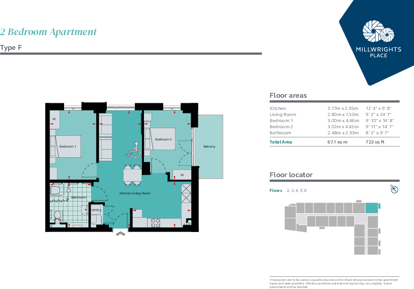 Millwrights Place, Bristol Bristol BS1 floorplan
