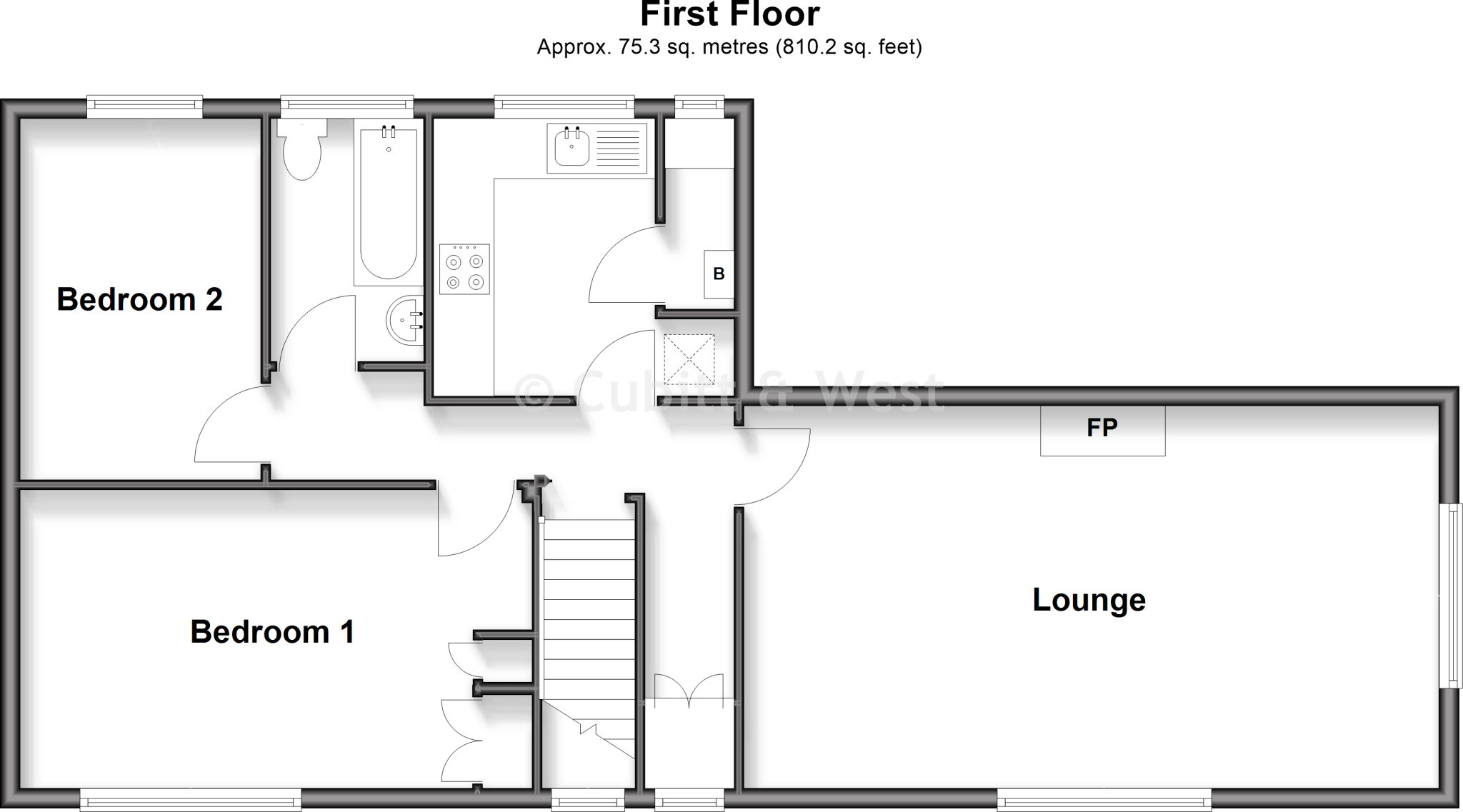 St. James's Place, Cranleigh, Surrey floorplan