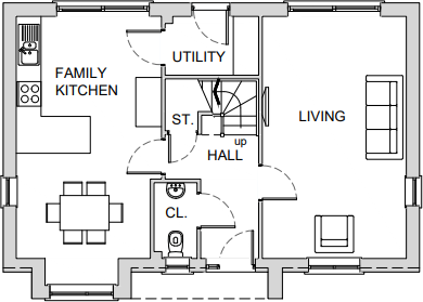 Plot 17, The Sedgwick 'B', Olive Green View, Halton, LA2 6PY floorplan