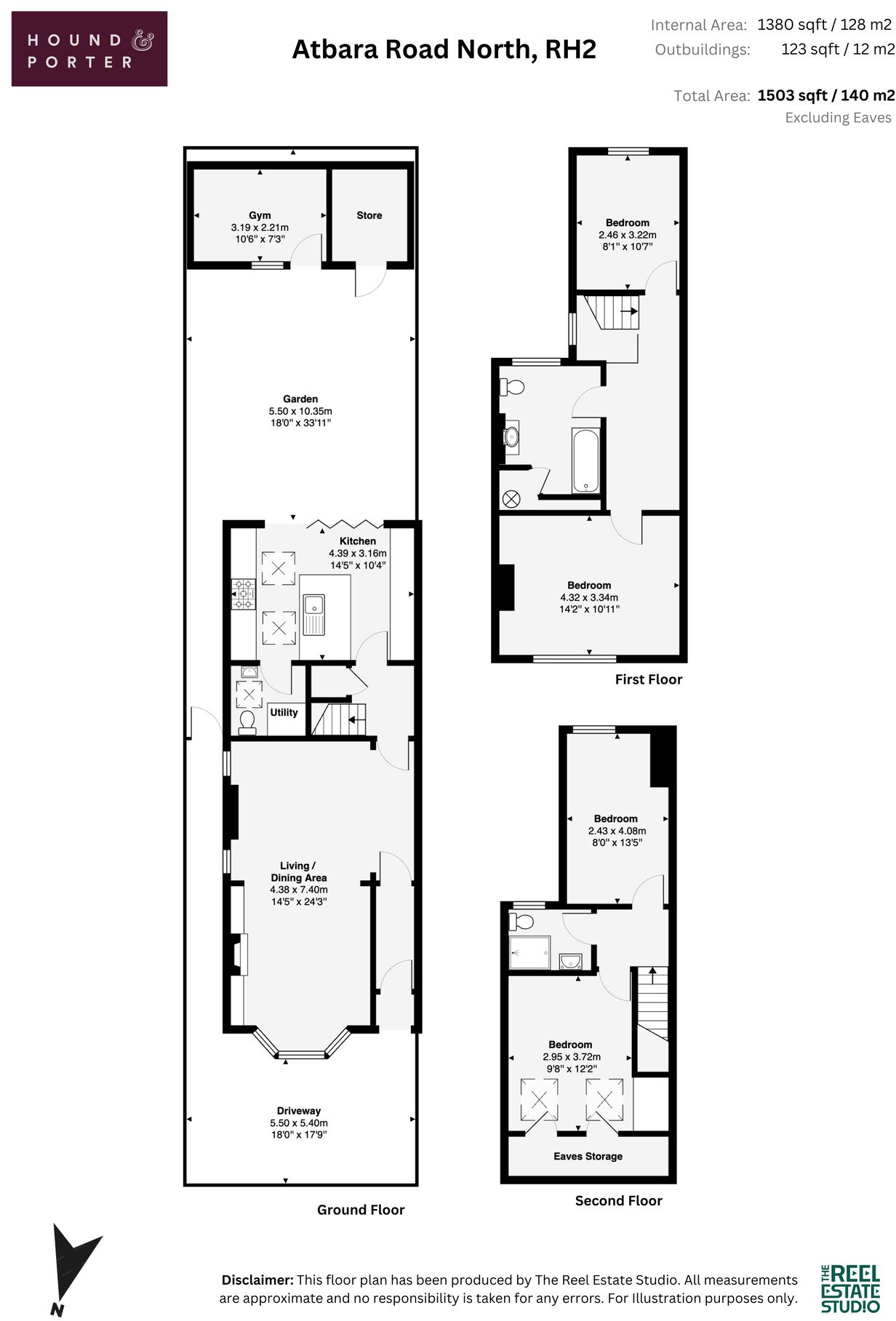 Albert Road North, Reigate, RH2 floorplan