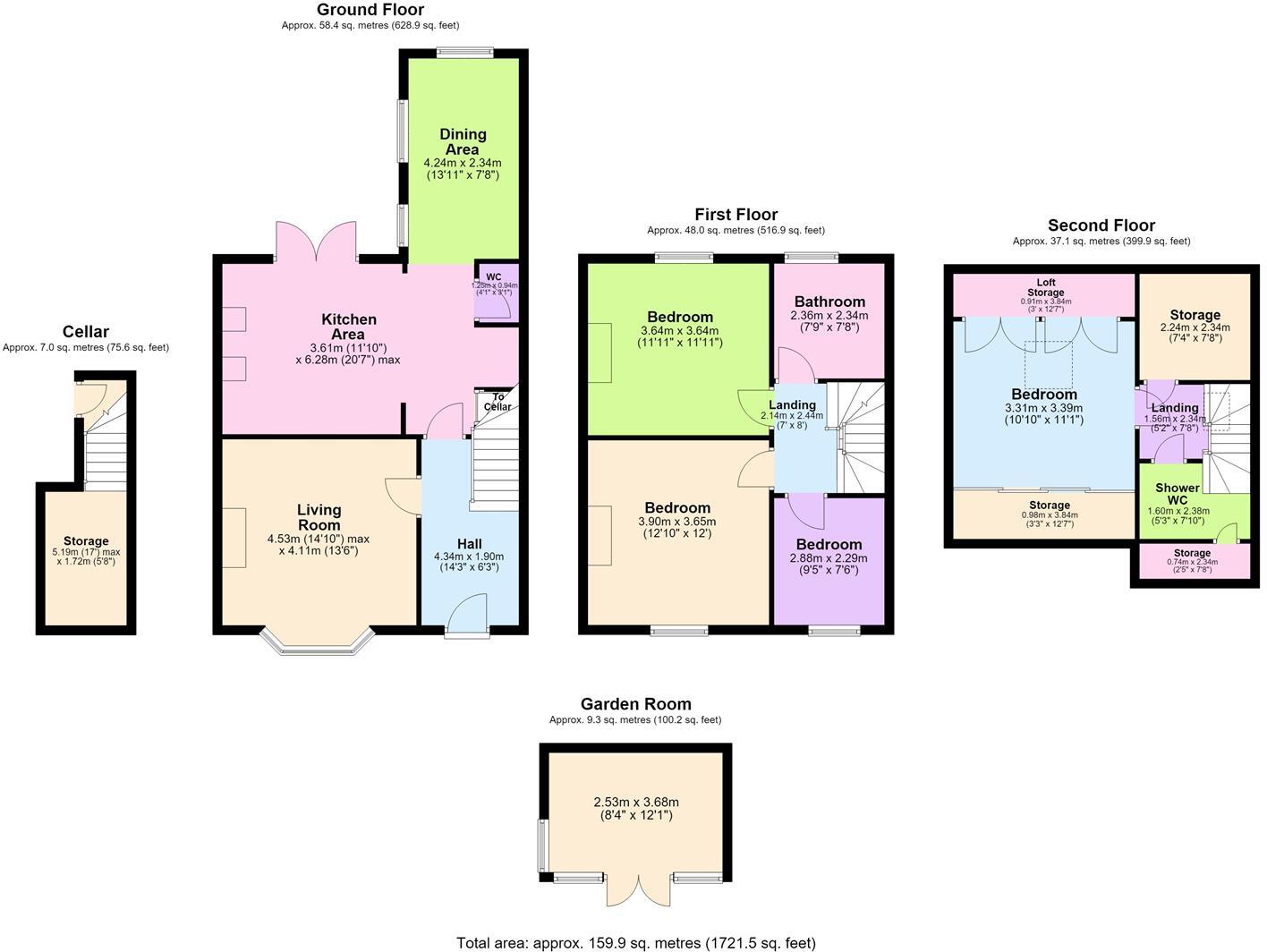 Walsall Road, Lichfield floorplan