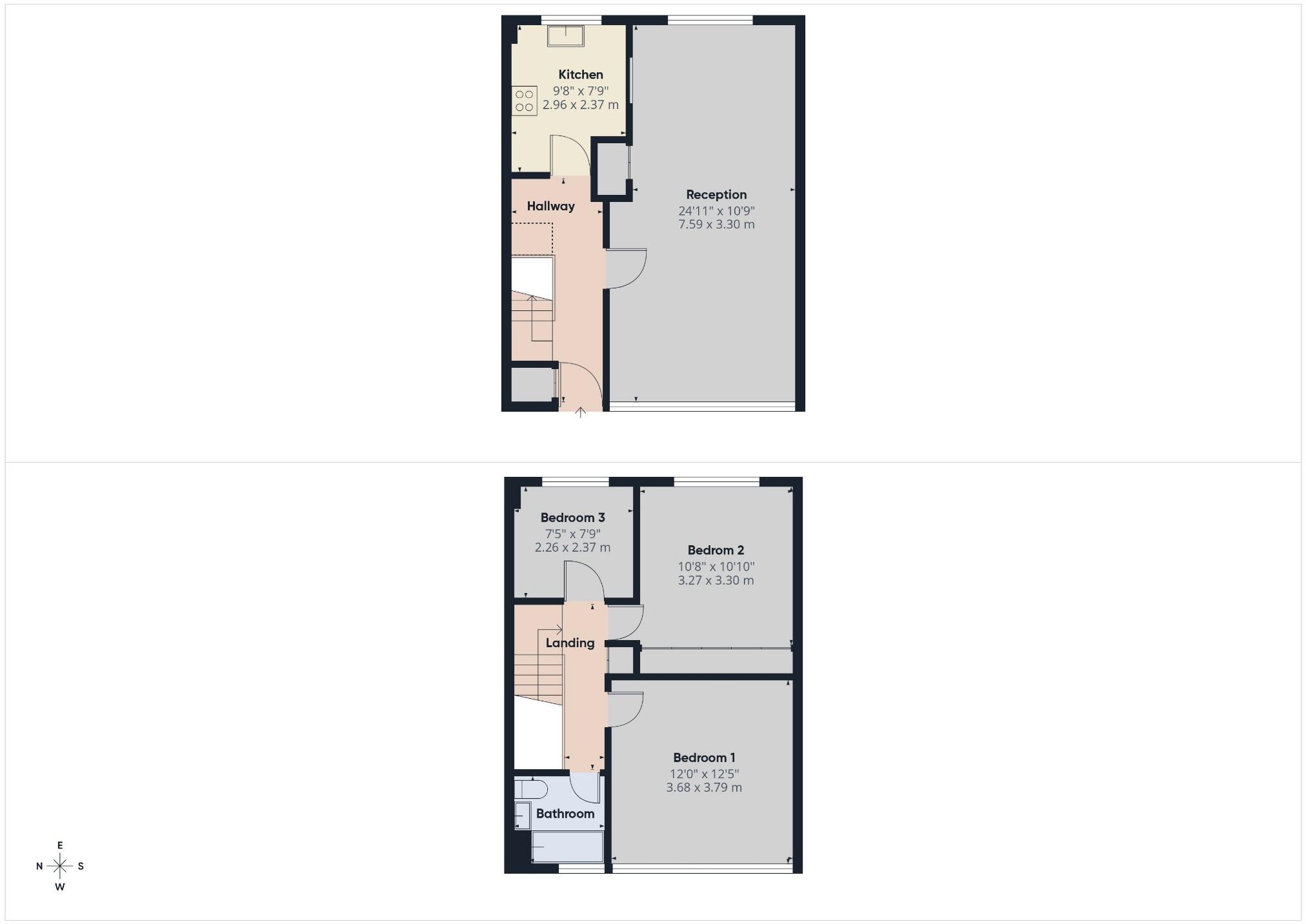 1301a, High Road, London floorplan