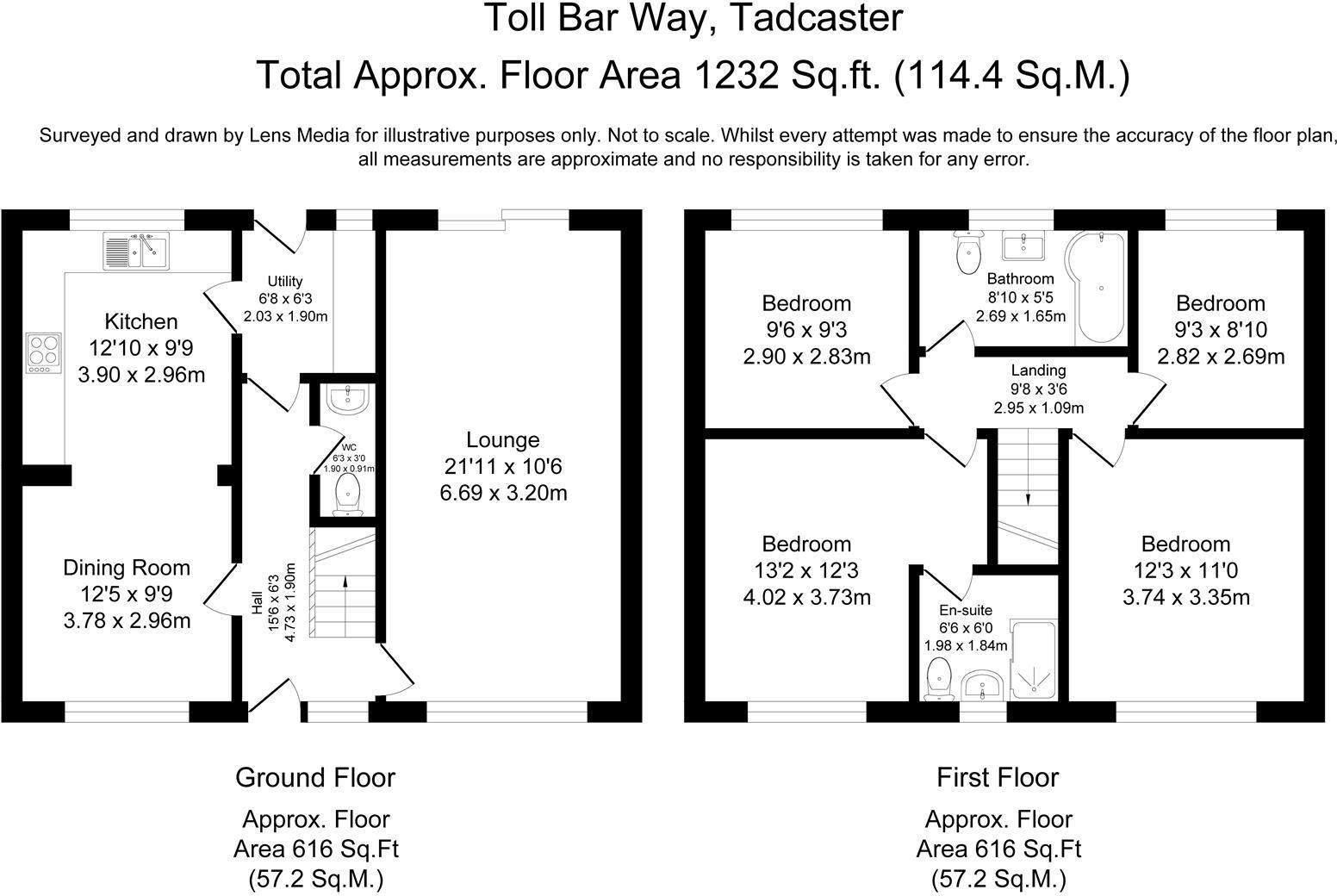 Toll Bar Way, Tadcaster floorplan