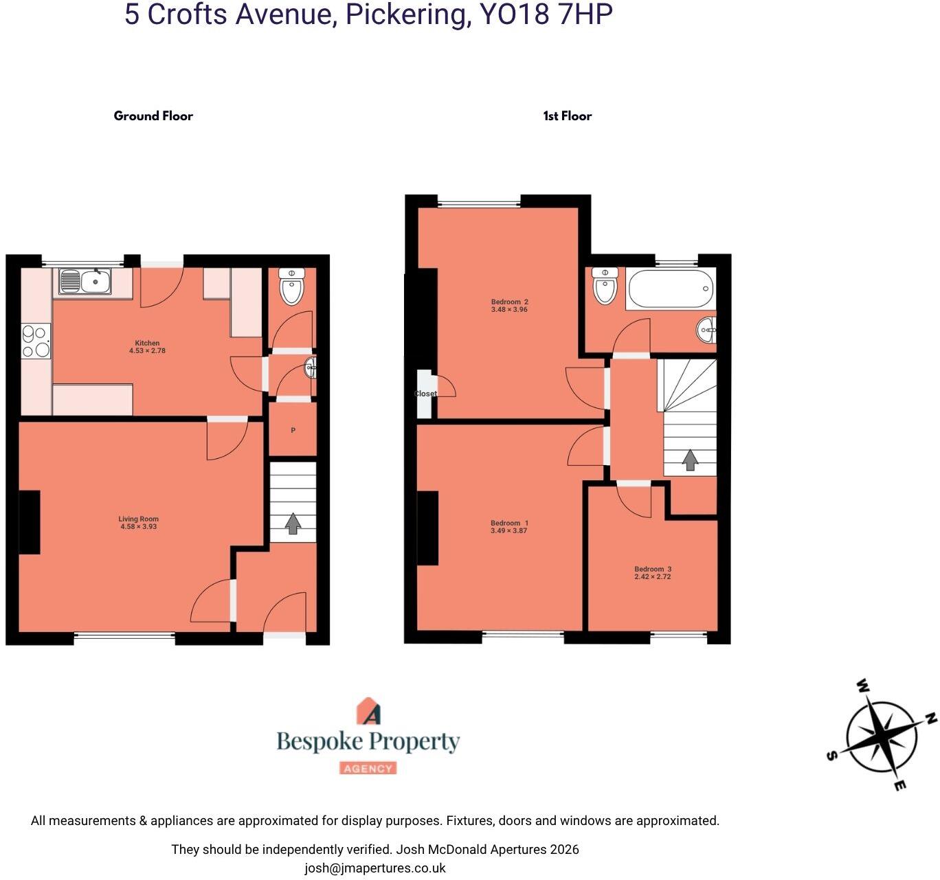 Crofts Avenue, Pickering, North Yorkshire floorplan
