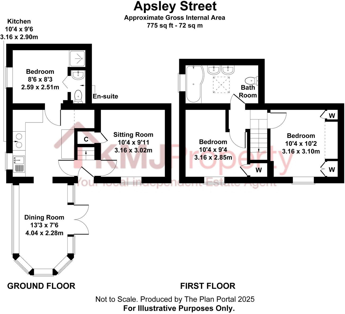 White Cottage, Apsley Street, Tunbridge Wells floorplan