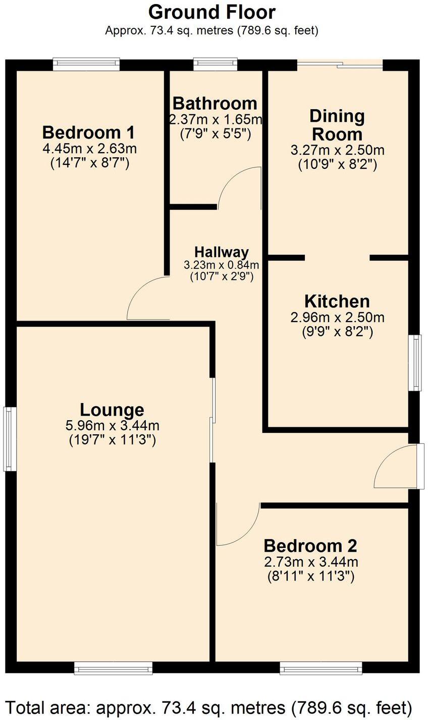 Priory Drive, Darwen, BB3 floorplan
