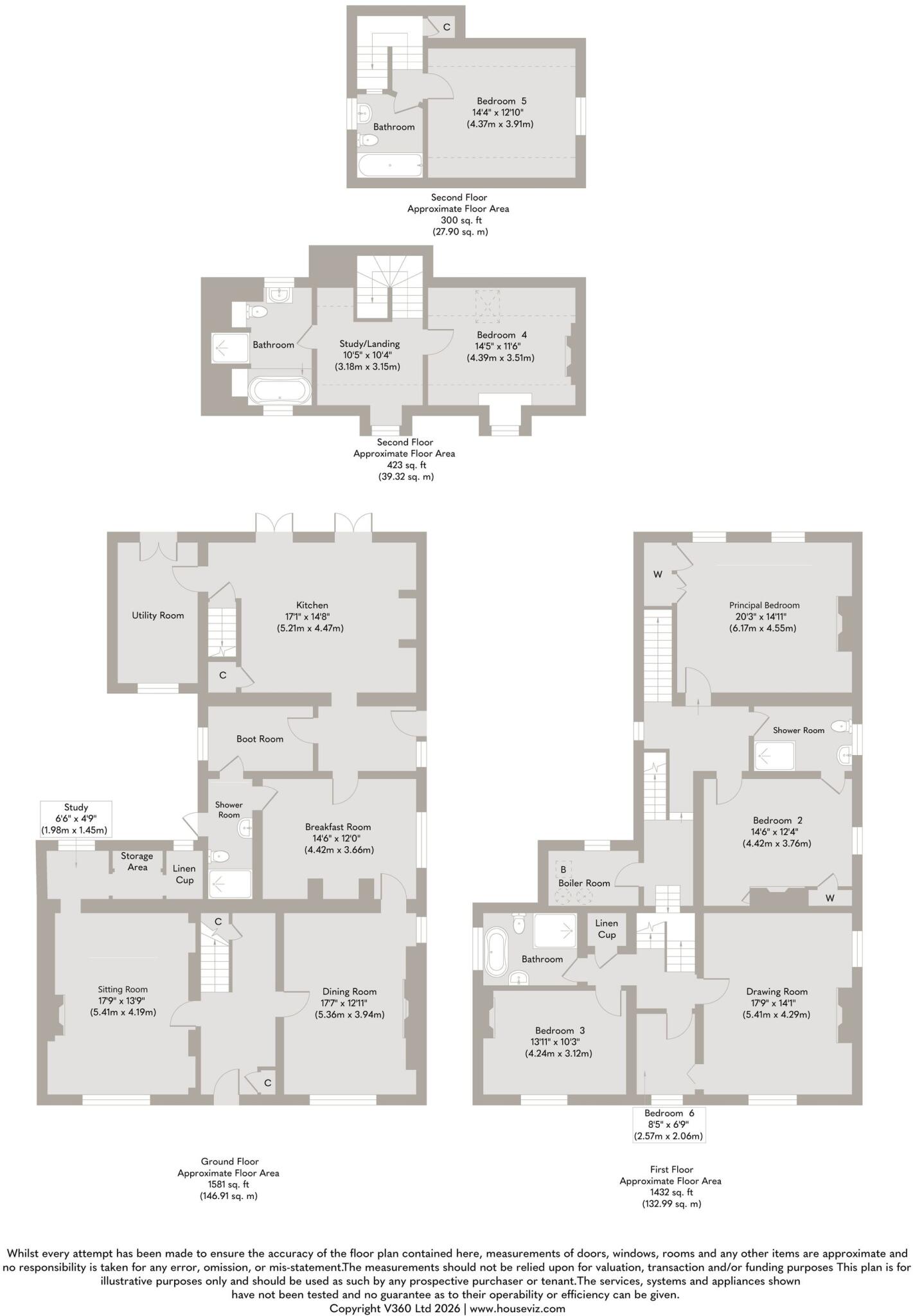 Recently Improved Grade II Listed Home with Sea Views in Hunstanton floorplan