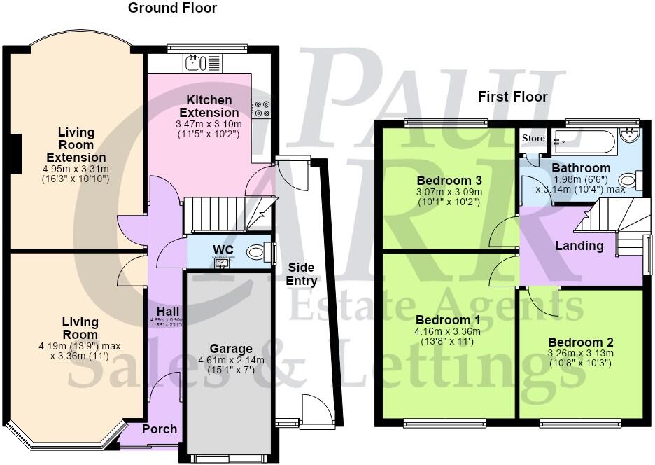 Comsey Road, Great Barr, Birmingham B43 7RG floorplan
