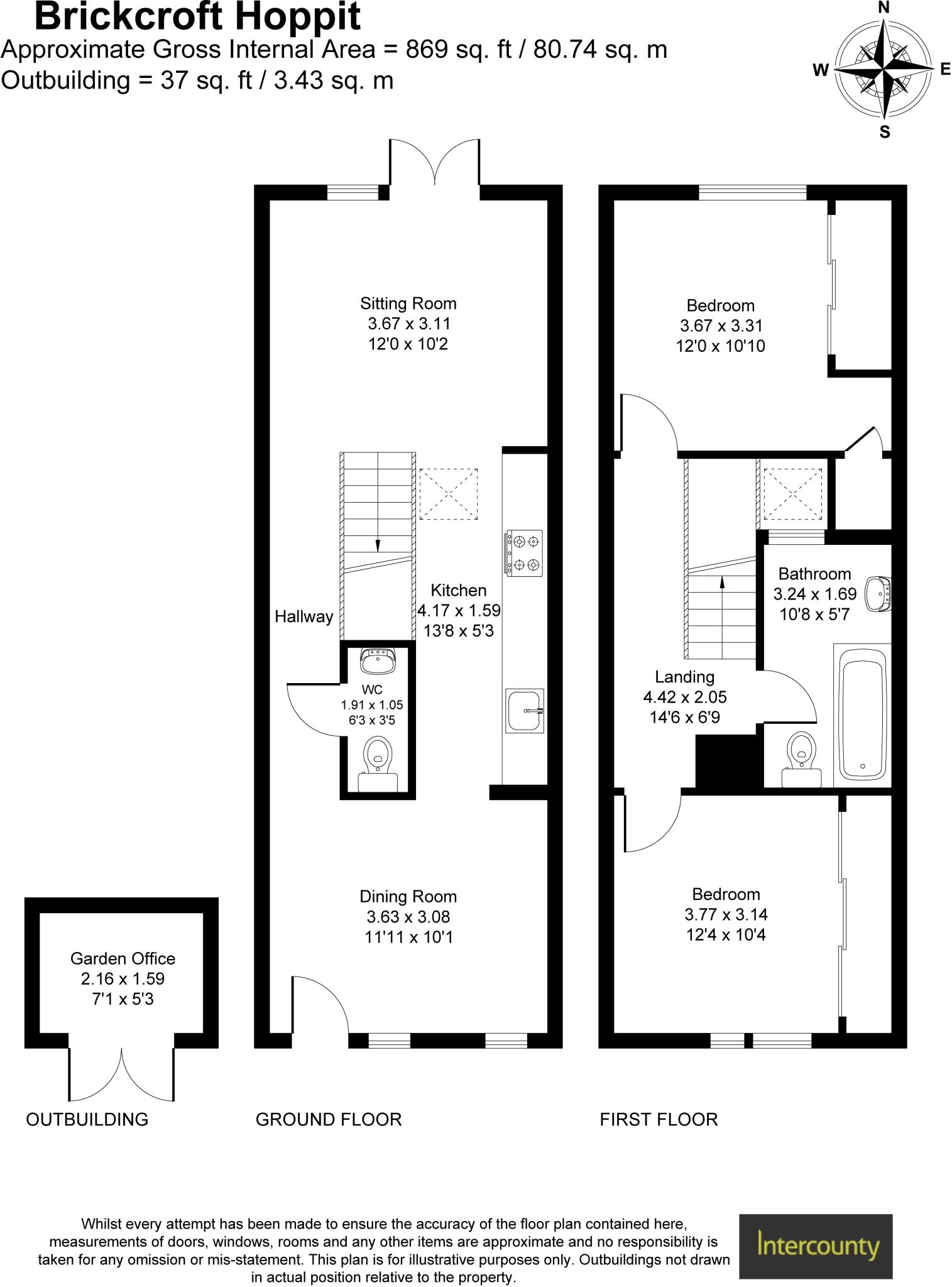 Brickcroft Hoppit, Newhall, Harlow, Essex, CM17 floorplan
