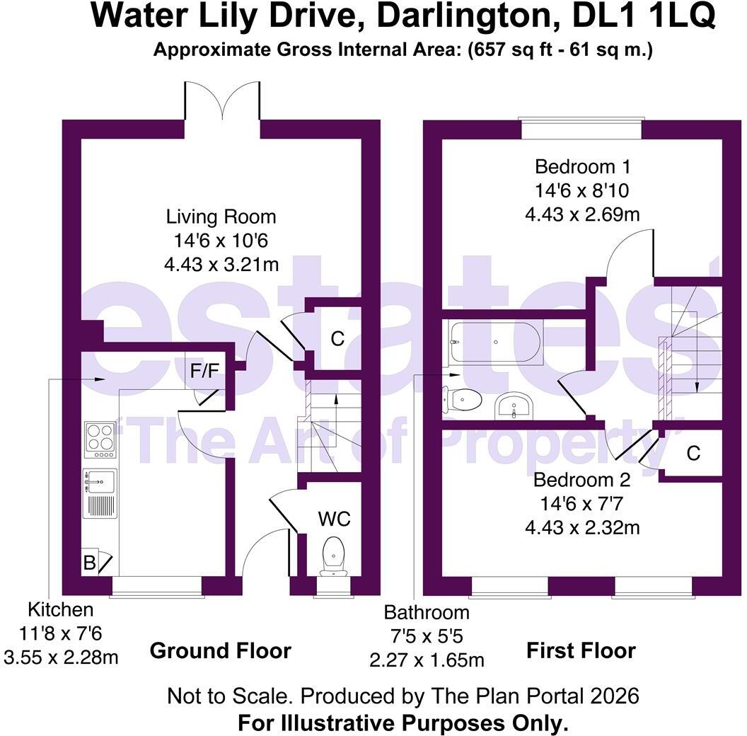 Water Lily Drive, Darlington, DL1 1LQ floorplan