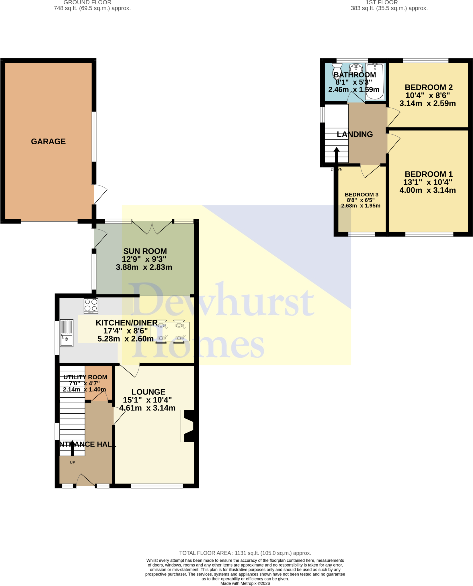 Pennine Gardens,  Garstang, PR3 floorplan
