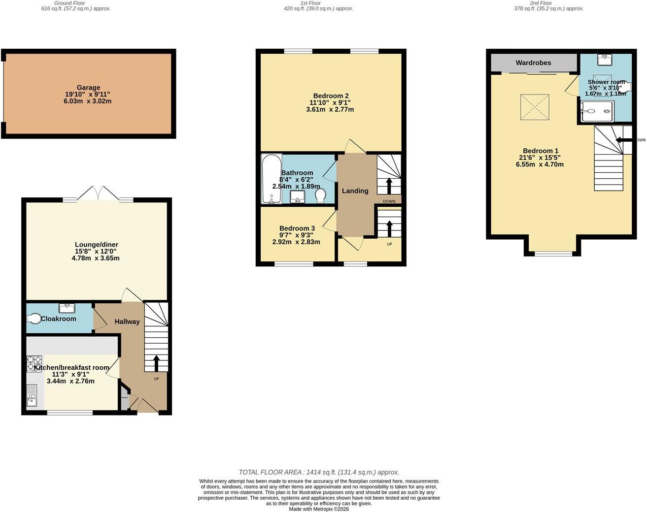 Caesar Crescent, Keynsham floorplan
