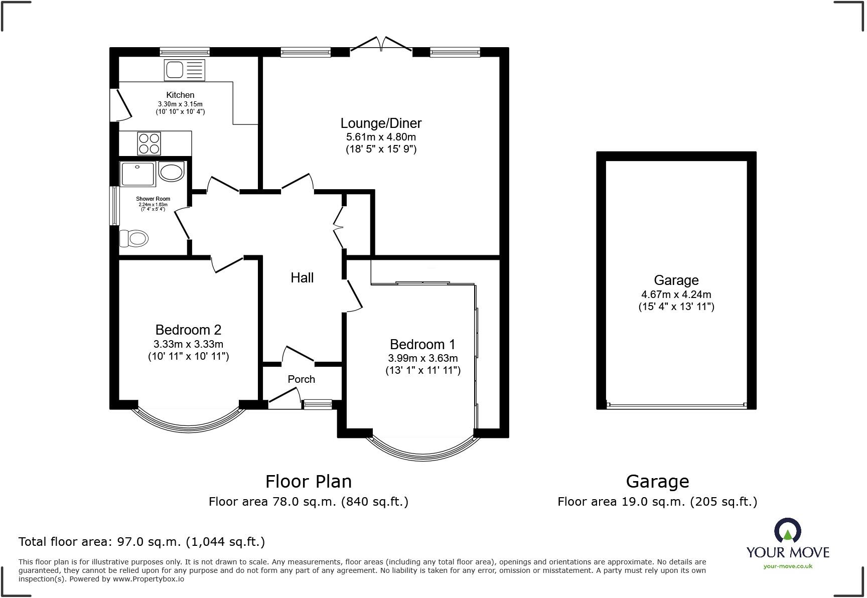 Frampton Avenue, Leicester, Leicestershire, LE3 floorplan