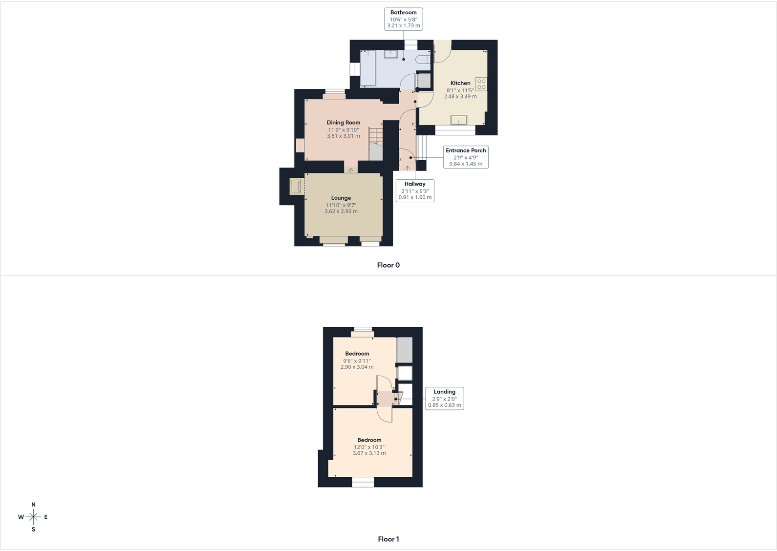 Piggy Lane, Pensilva (REF. PM0522) floorplan