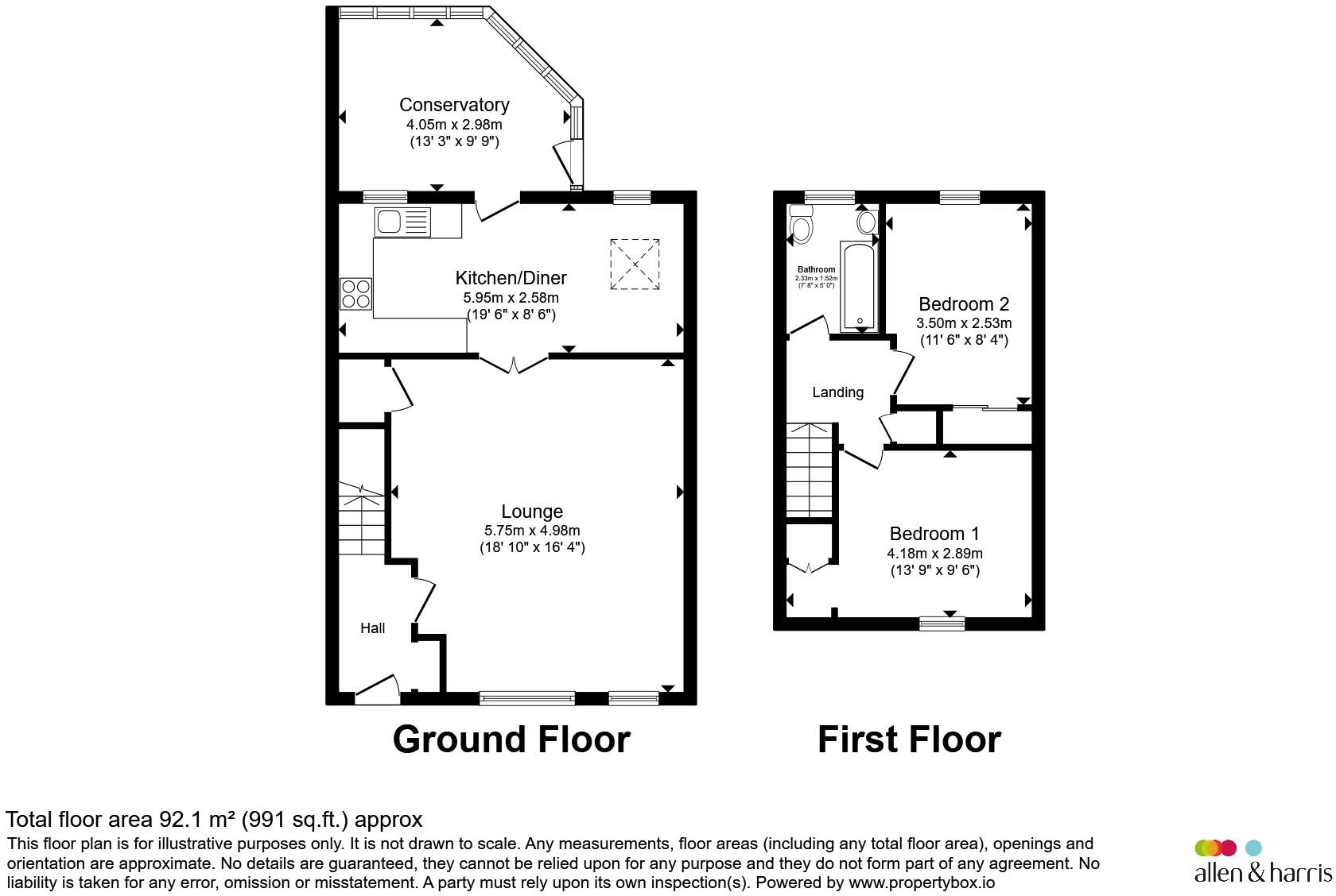 Morriston Crescent, Renfrew floorplan